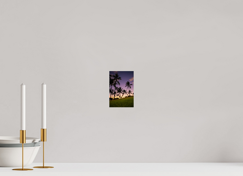 4 x 6″, Portrait Photo Print Fiji Crystal Pearl Twilight Palms