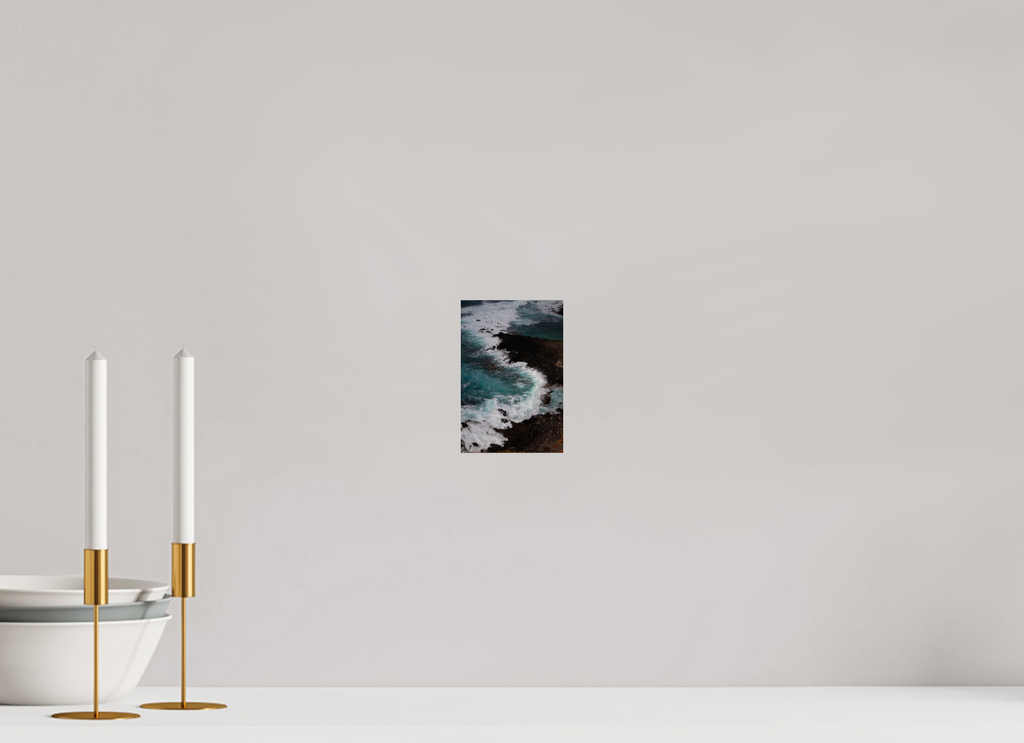 4 x 6″, Portrait Photo Print Fiji Crystal Pearl Lava Tide