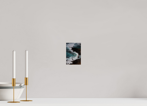 4 x 6″, Portrait Photo Print Fiji Crystal Pearl Lava Tide