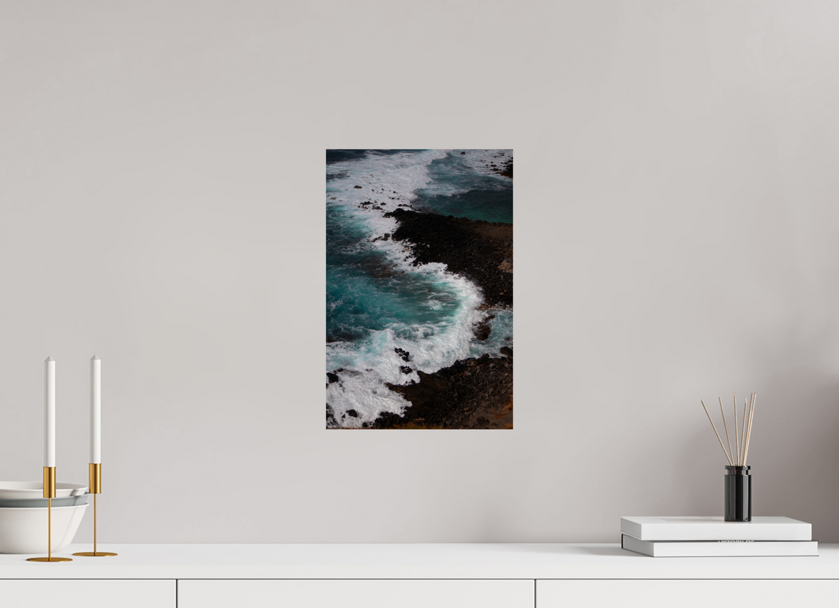 10 x 15″, Portrait Photo Print Fiji Crystal Pearl Lava Tide