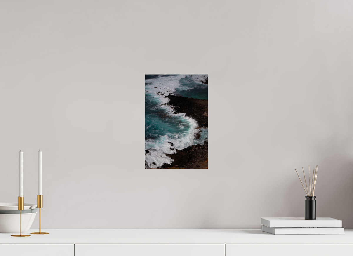 8 x 12″, Portrait Photo Print Fiji Crystal Pearl Lava Tide