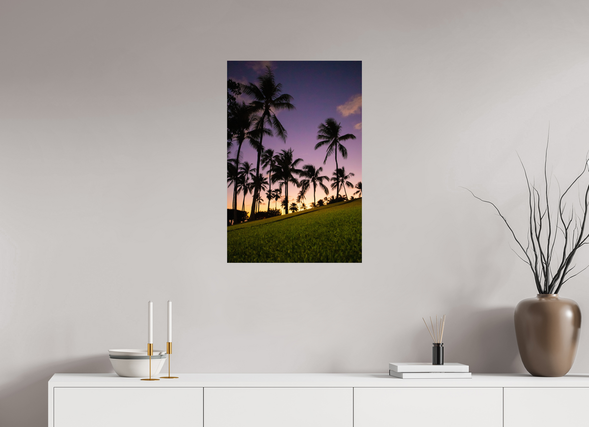 20 x 30″, Portrait Photo Print Fiji Crystal Pearl Twilight Palms